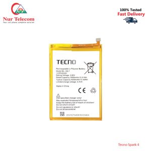 Tecno Spark 4 Battery Price In Bd