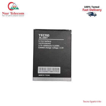 Tecno Spark 4 Air Battery Price In Bd