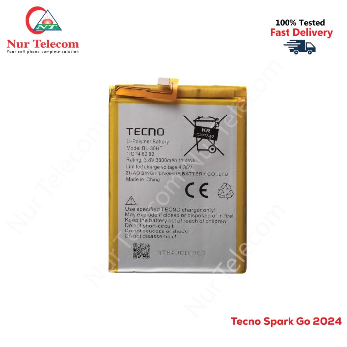 Tecno Spark Go 2024 Battery Price In BD