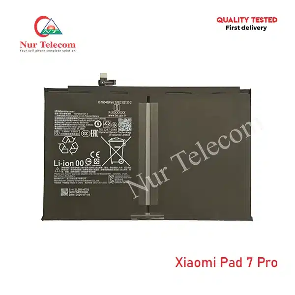 Xiaomi Pad 7 Pro Battery