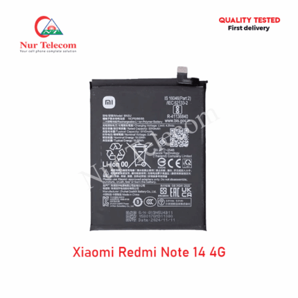 Xiaomi Redmi Note 14 4G Battery