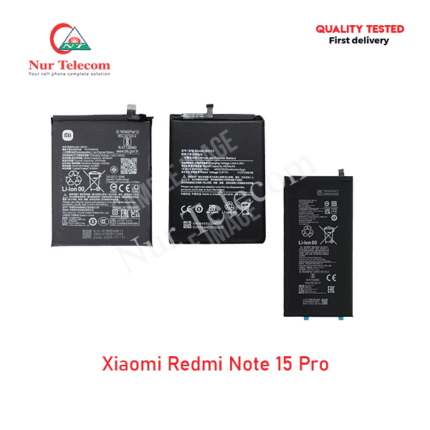 Xiaomi Redmi Note 15 Pro Battery