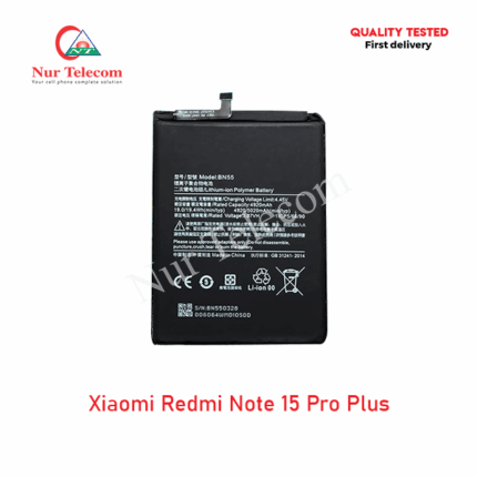 Xiaomi Redmi Note 15 Pro Plus Battery