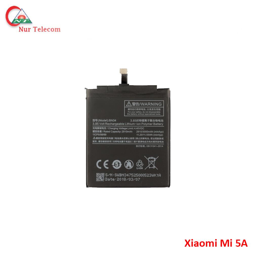 mi 5a battery Original quality BN31 for Xiaomi note Mi 5A Battery Replacement - Image 1