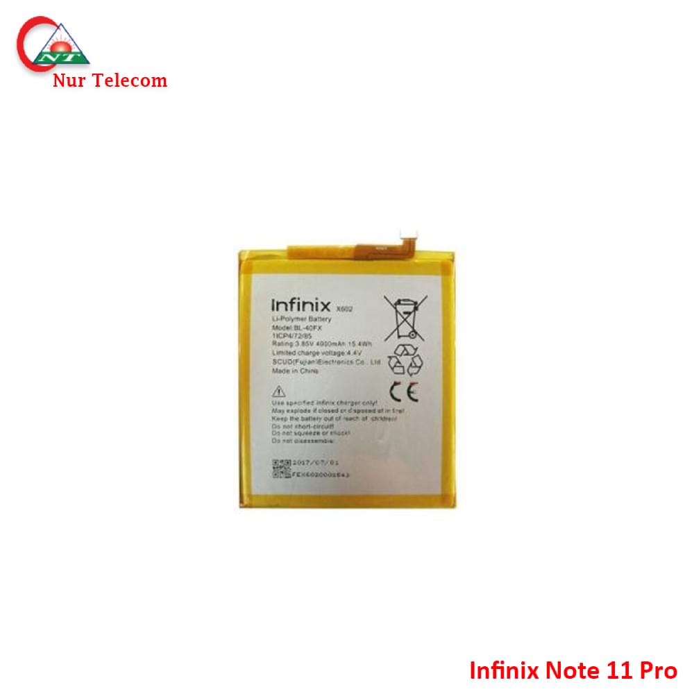 Original Infinix Note 11 Pro Battery price in Bangladesh - Image 1