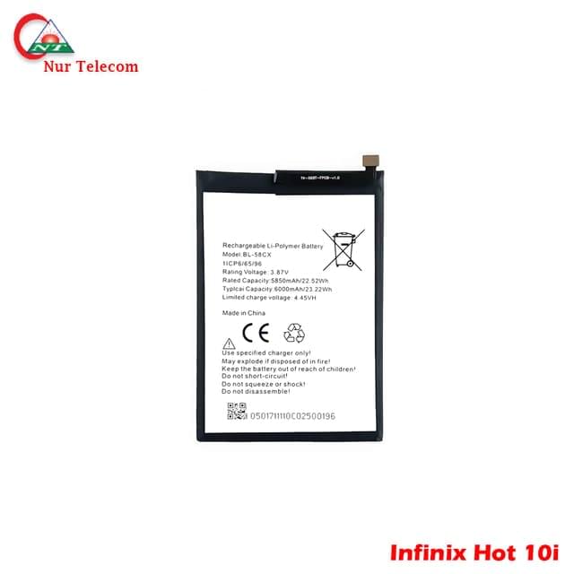 hot 10i battery