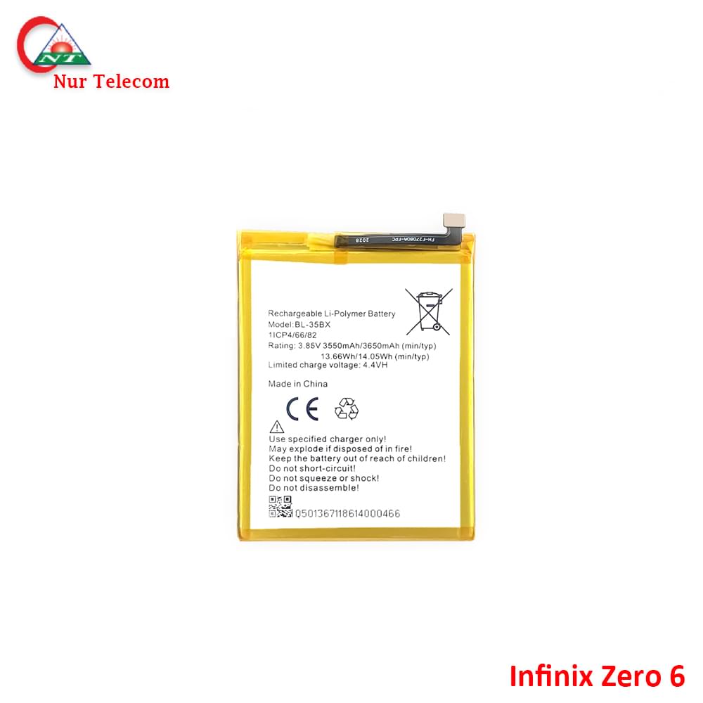 Infinix Zero 6 Battery price in Bangladesh - Image 1
