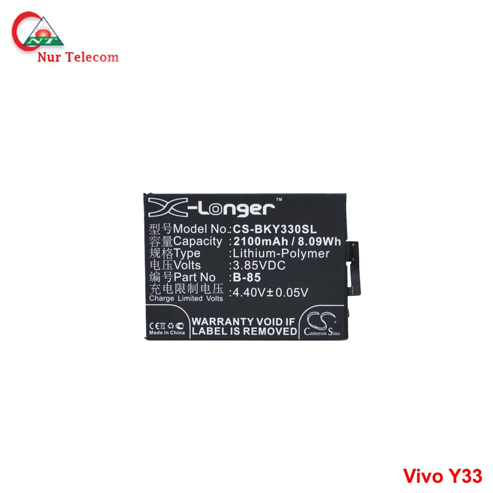 Vivo Y33 Battery Price