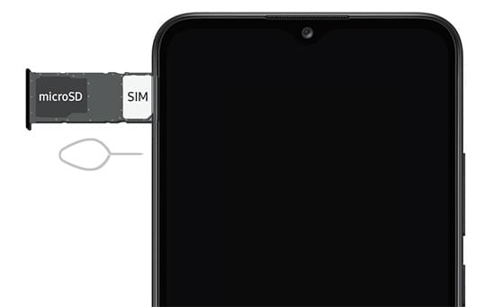 Samsung galaxy A02s SIM Card Tray