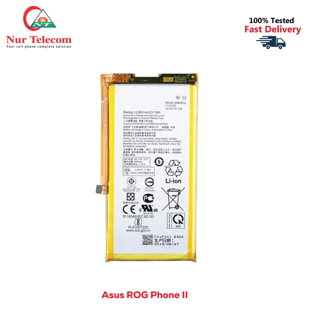 Original quality Asus ROG Phone II Battery price in BD - Image 1