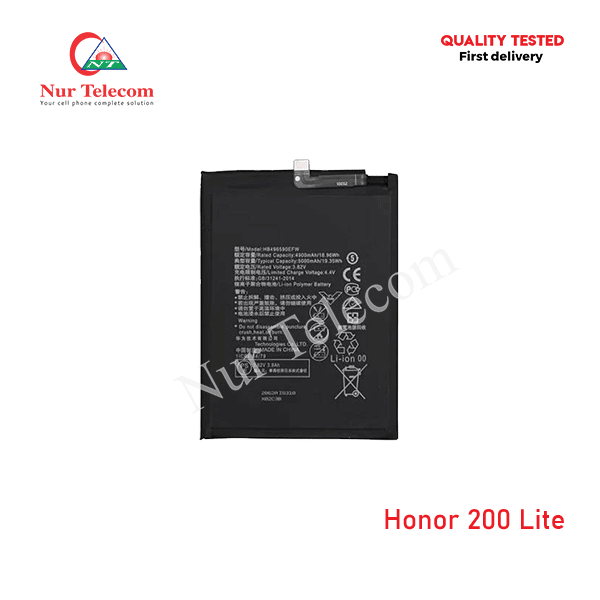 Honor 200 Lite Battery