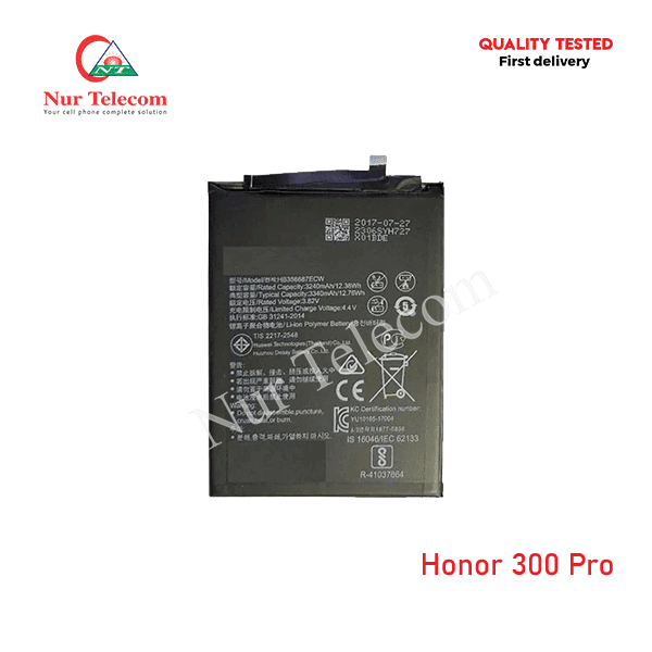 Honor 300 Pro Battery