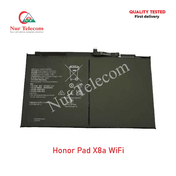Honor Pad X8a WiFi Battery Price