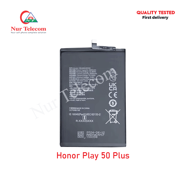 Honor Play 50 Plus Battery