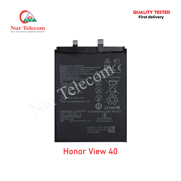 Honor View 40 Battery