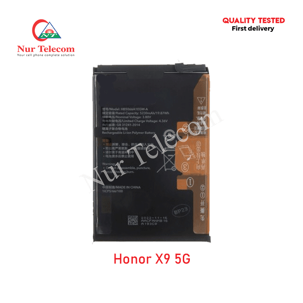 Honor X9 5G Battery price