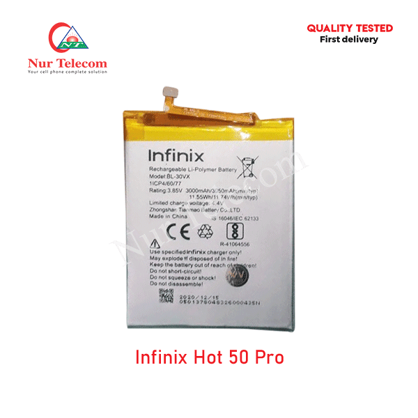 Infinix Hot 50 Pro Battery Price in Bangladesh