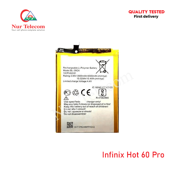 Infinix Hot 60 Pro Battery