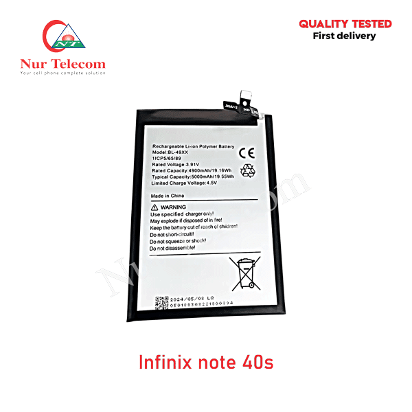 Infinix Note 40S Battery price in BD