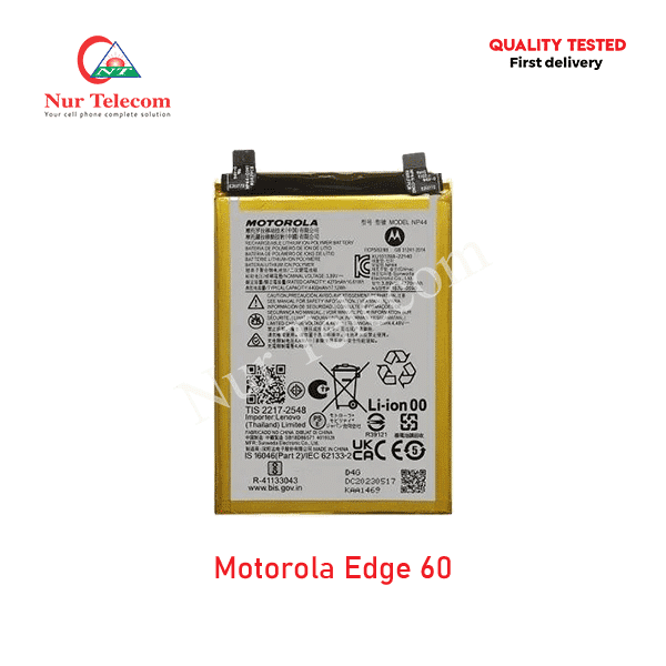 Motorola Edge 60 Battery Price
