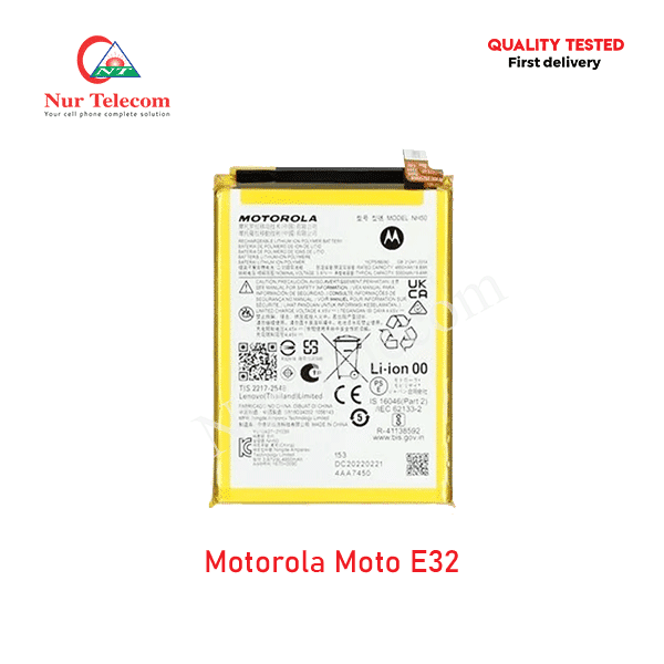 Motorola Moto E32 Battery