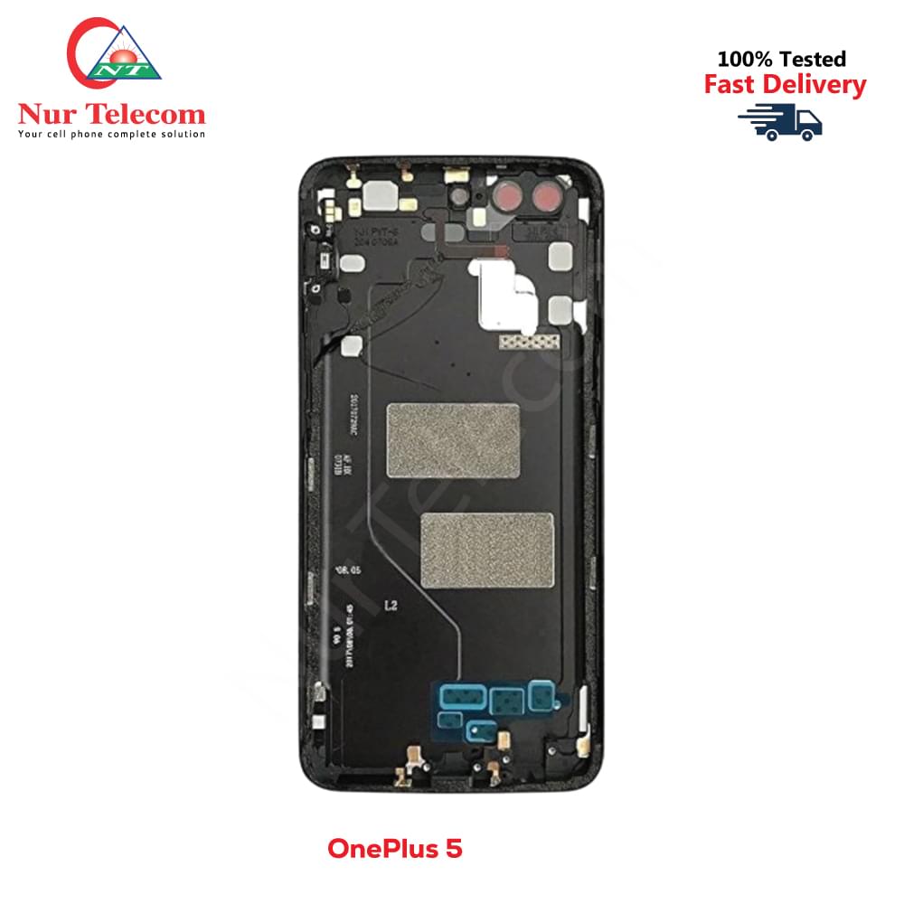 OnePlus_Five_Front_Housing_Replacement OnePlus Five Front Housing Replacement - Black - Image 1