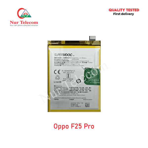 Oppo F25 Pro Battery