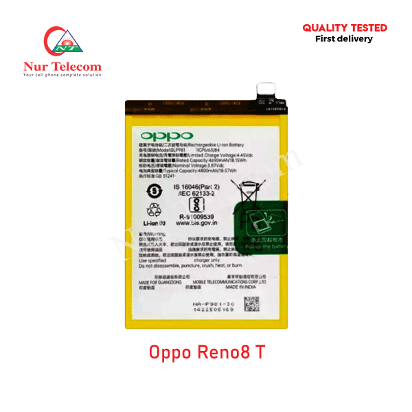 Oppo Reno8 T Battery Price