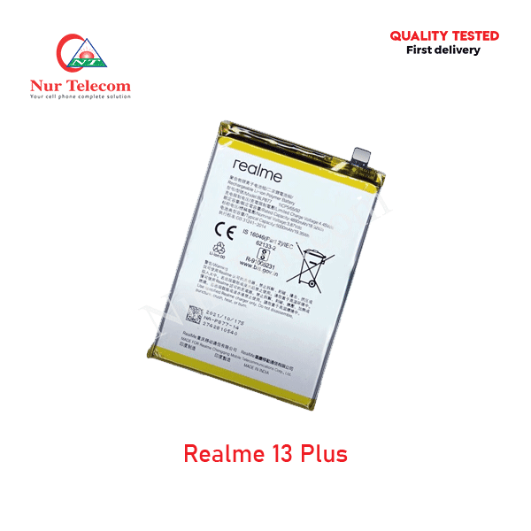Realme 13 Plus Battery Price