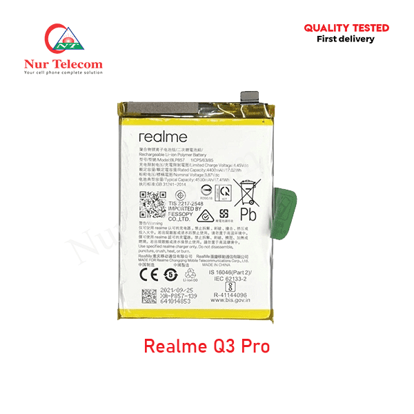 Realme Q3 Pro Battery