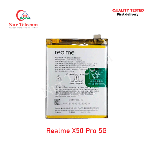 Realme X50 Pro 5G Battery Price