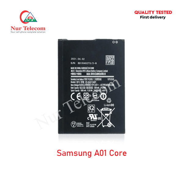Samsung A01 Core Battery Price