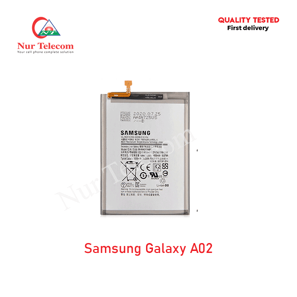Samsung Galaxy A02 Battery Price