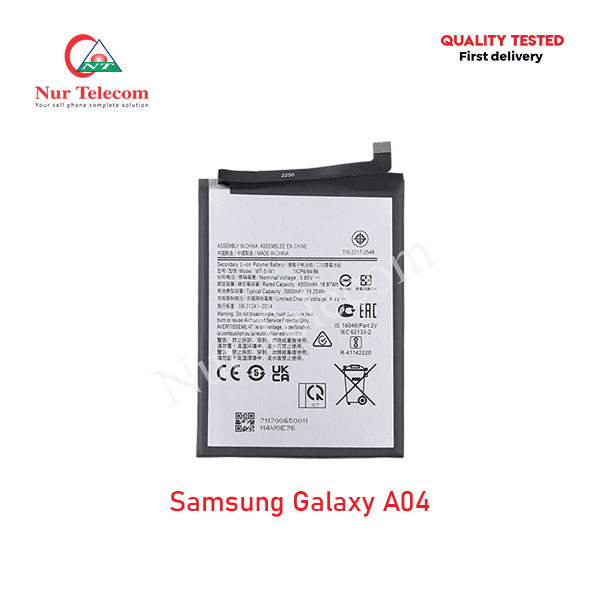Samsung Galaxy A04 Battery Price