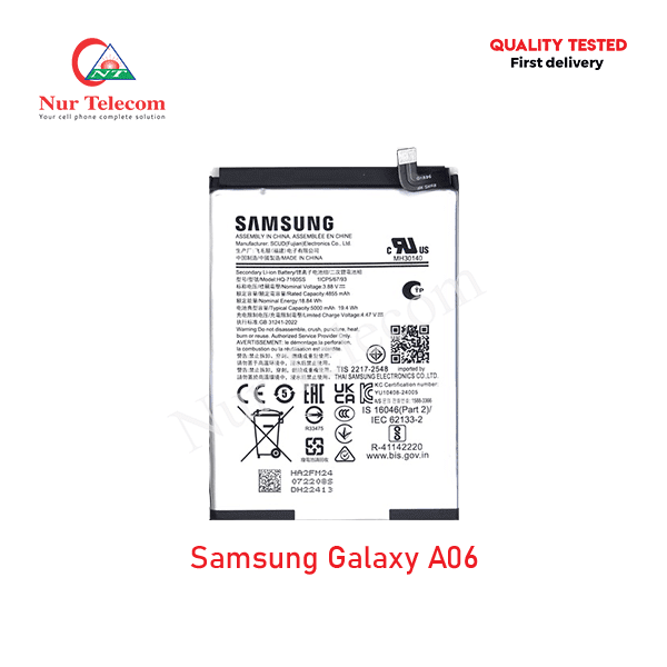 Samsung Galaxy A06 Battery Price