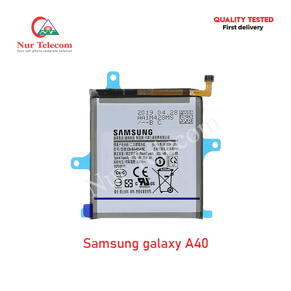Samsung galaxy A40 Battery