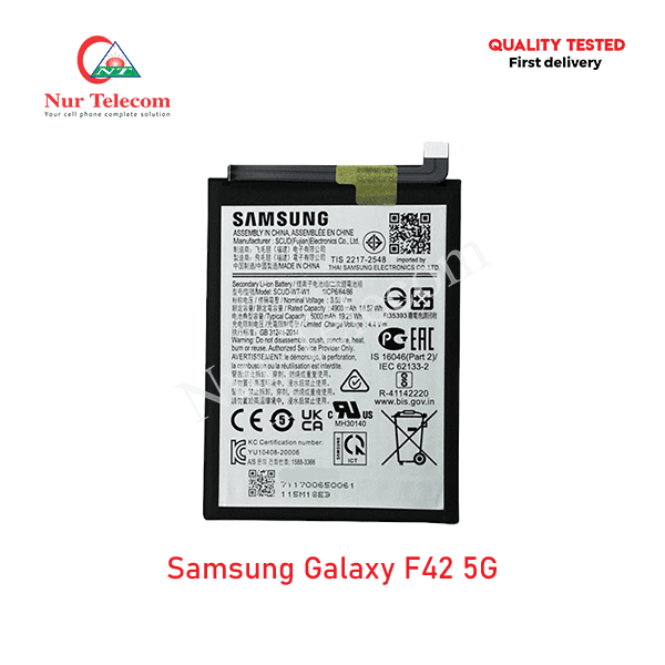 Samsung Galaxy F42 5G Battery Price