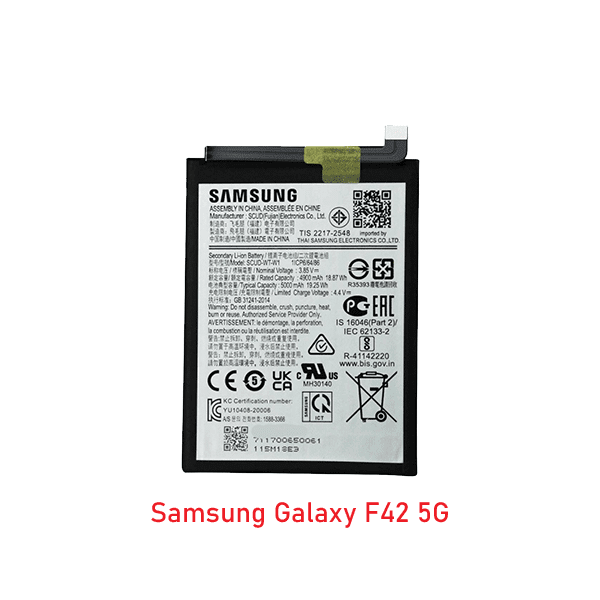 Samsung Galaxy F42 5G Battery Price