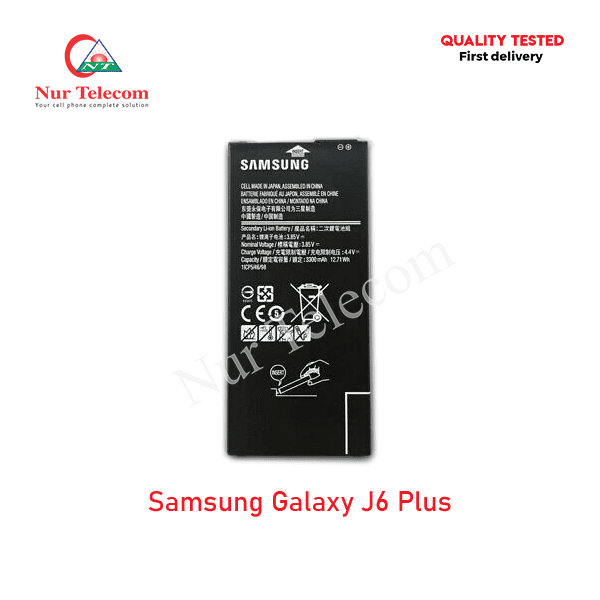Samsung J6 Plus Battery Price