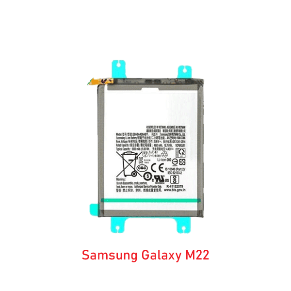 Samsung Galaxy M22 Battery Price