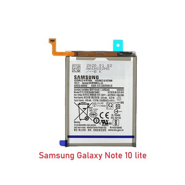 Samsung Galaxy Note 10 Lite Battery Price
