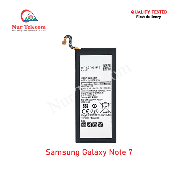 Samsung Note 7 Battery Price