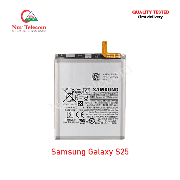 Samsung S25 Battery Price