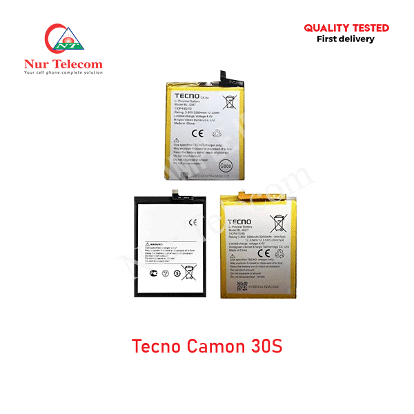 Tecno Camon 30S Battery Price