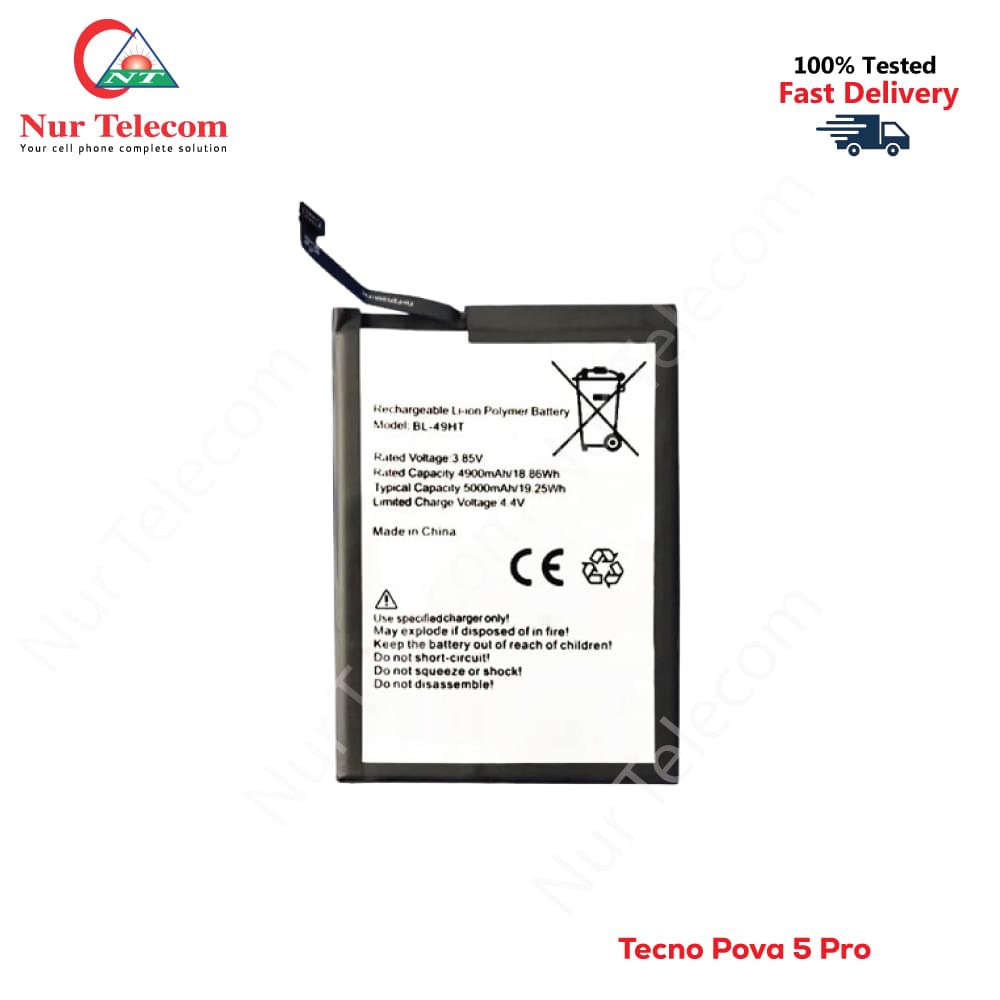 Tecno Pova 5 Pro Battery Price In BD