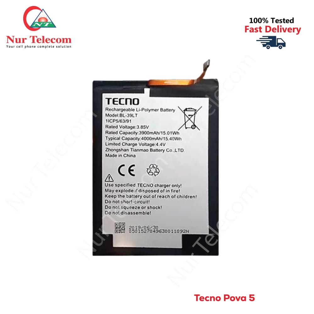 Tecno Pova 5 Battery