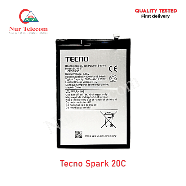 Tecno Spark 20C Battery Price