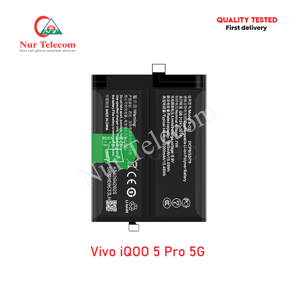 Vivo iQOO 5 Pro 5G Battery Price