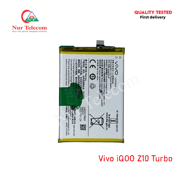 Vivo iQOO Z10 Turbo Battery