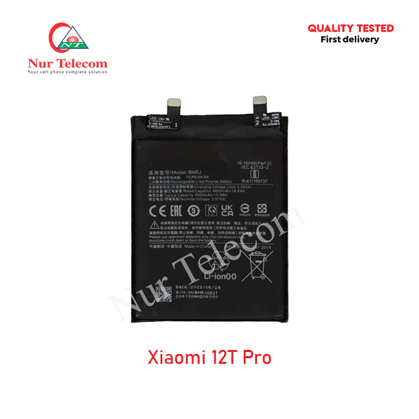 Xiaomi 12T Pro Battery Price